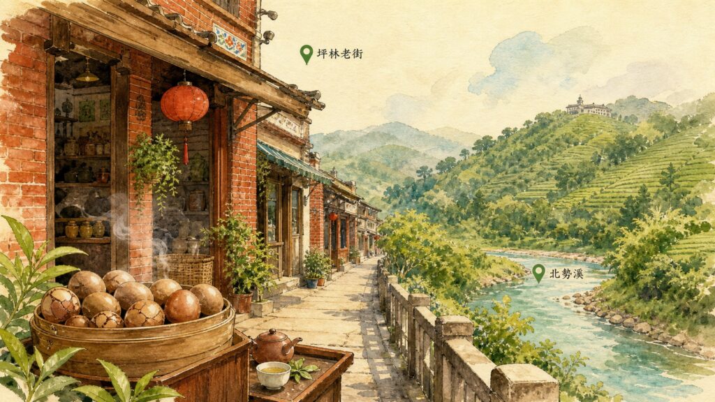 坪林老街街景